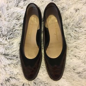 Vintage Ferragamo Heeled Flats